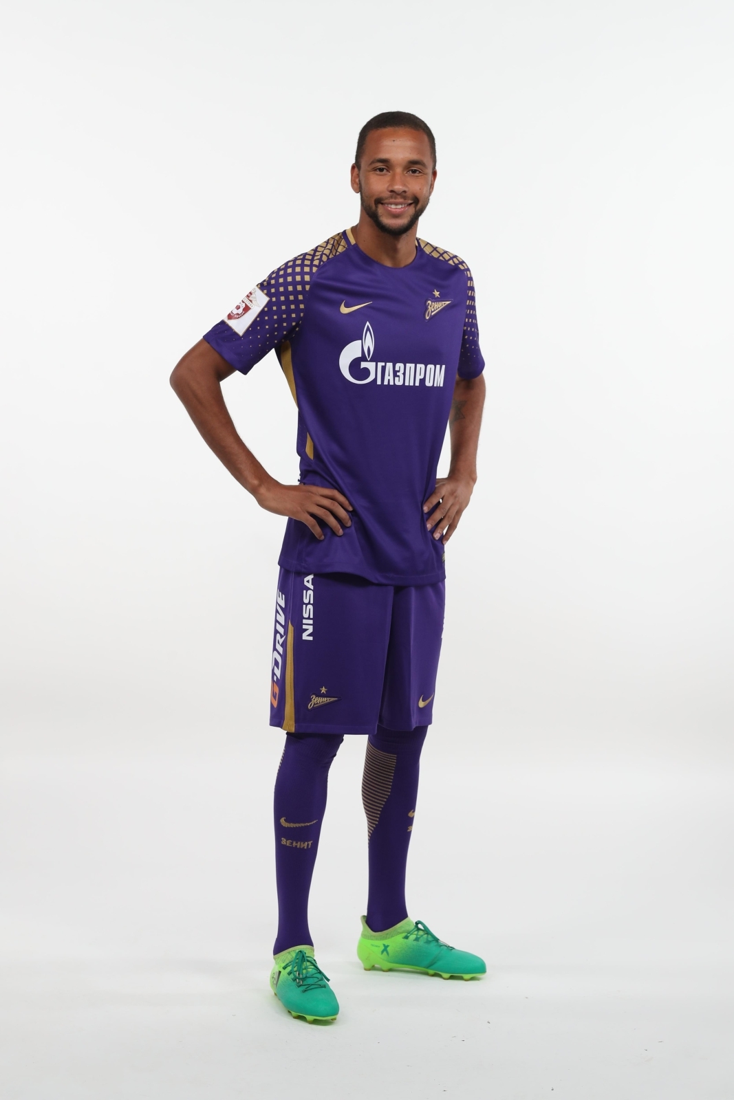 Фотосессия футболистов и тренеров основного состава ФК «Зенит» сезона 2017/2018