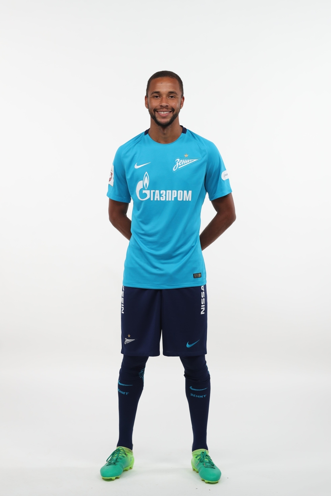 Фотосессия футболистов и тренеров основного состава ФК «Зенит» сезона 2017/2018