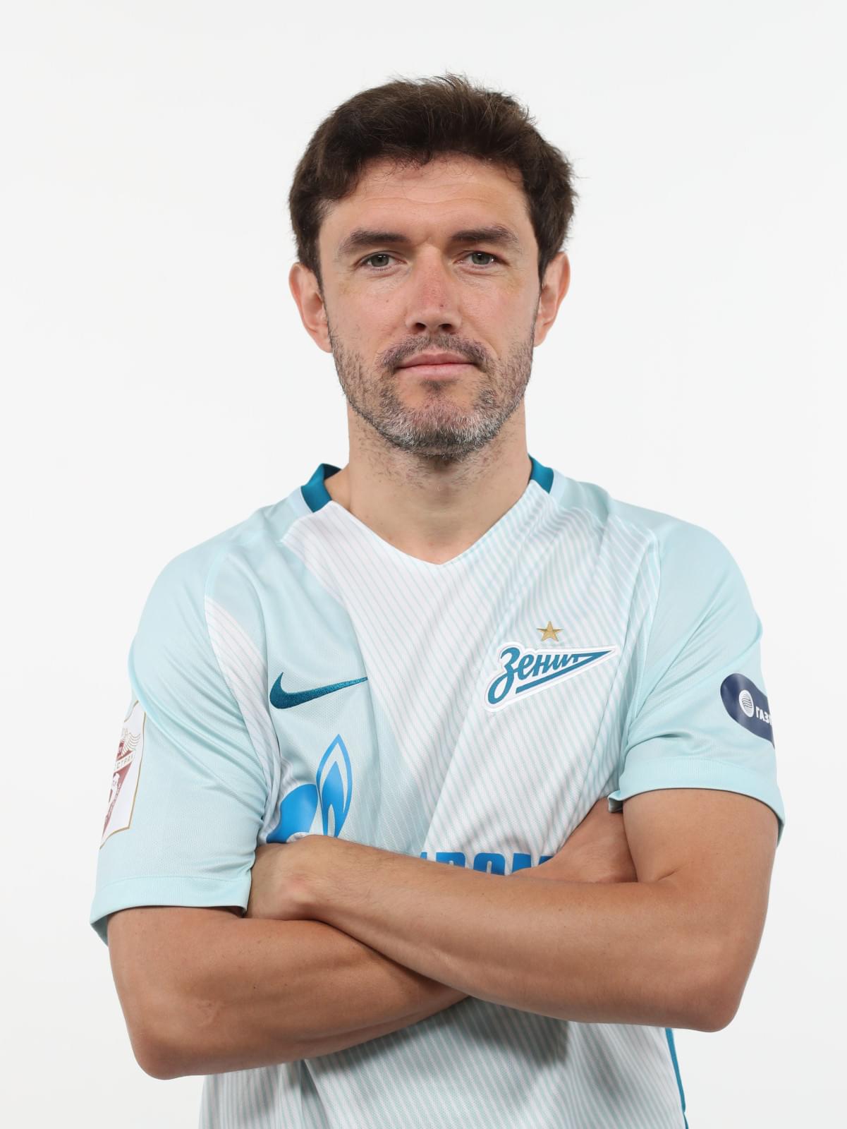 Фотосессия футболистов и тренеров основного состава ФК «Зенит» сезона 2017/2018