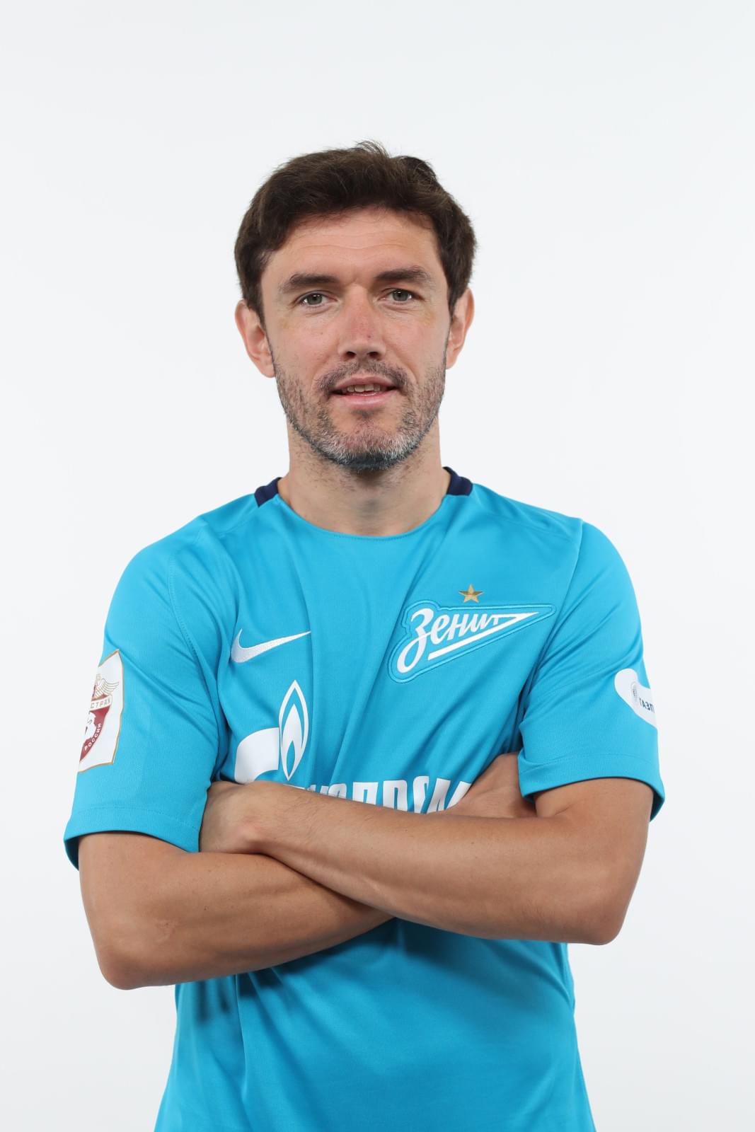 Фотосессия футболистов и тренеров основного состава ФК «Зенит» сезона 2017/2018