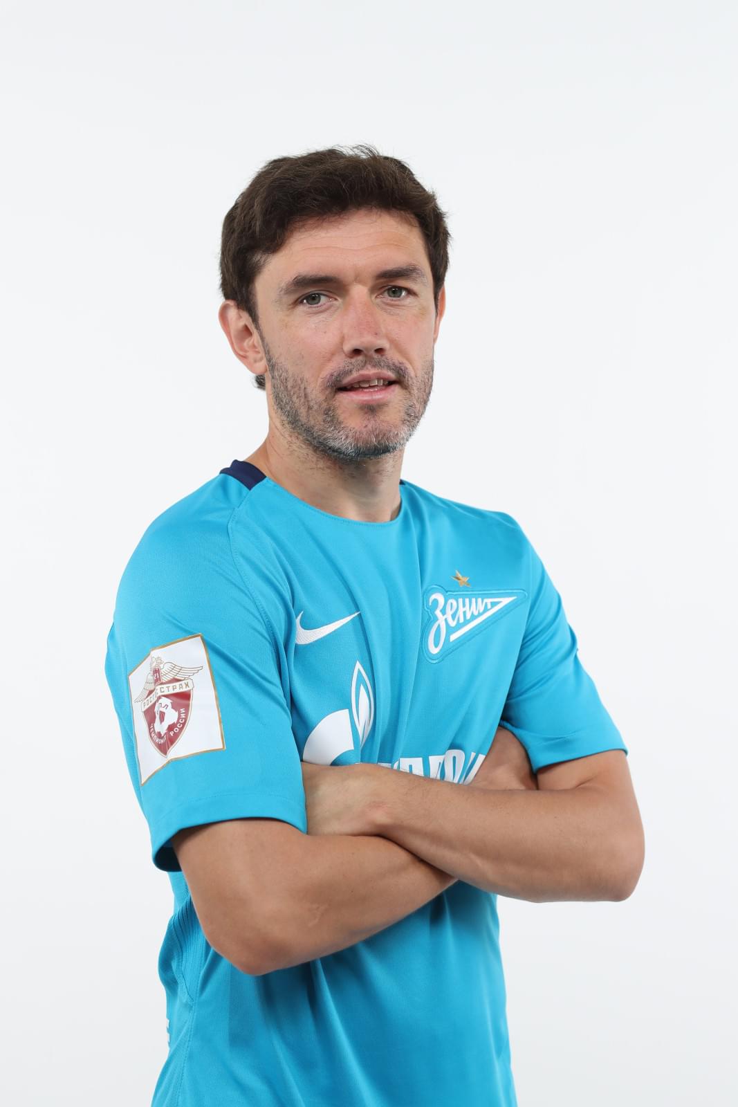 Фотосессия футболистов и тренеров основного состава ФК «Зенит» сезона 2017/2018