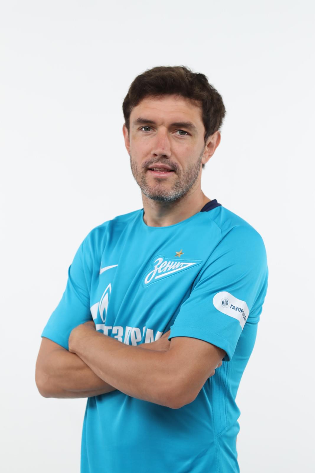 Фотосессия футболистов и тренеров основного состава ФК «Зенит» сезона 2017/2018