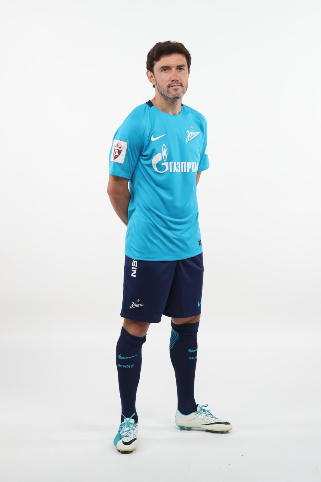 Фотосессия футболистов и тренеров основного состава ФК «Зенит» сезона 2017/2018