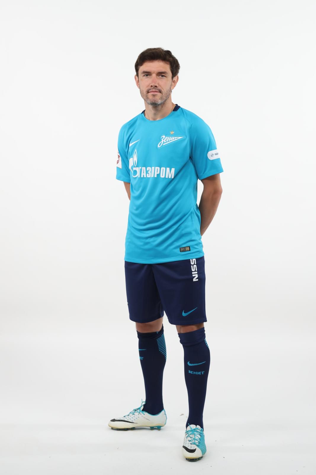 Фотосессия футболистов и тренеров основного состава ФК «Зенит» сезона 2017/2018