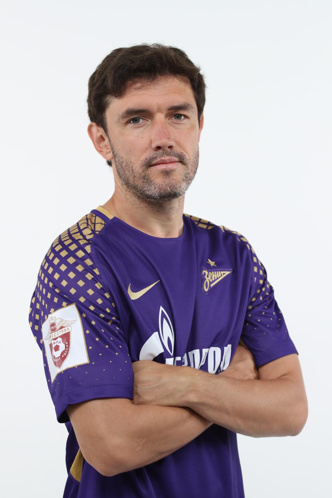 Фотосессия футболистов и тренеров основного состава ФК «Зенит» сезона 2017/2018