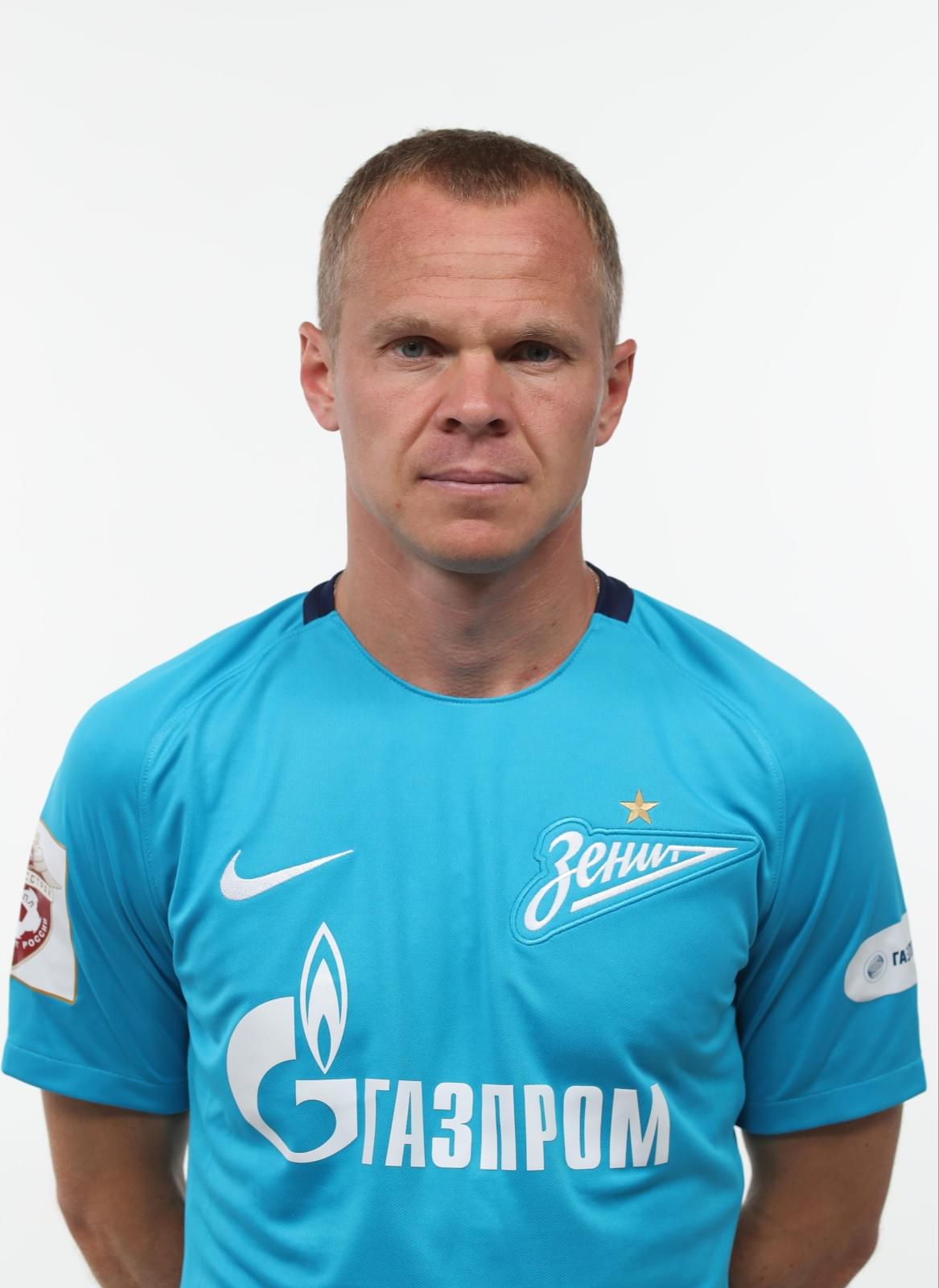 Фотосессия футболистов и тренеров основного состава ФК «Зенит» сезона 2017/2018