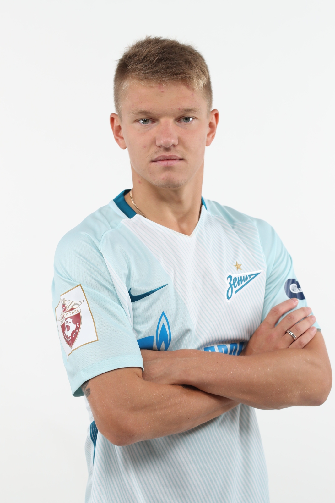 Фотосессия футболистов и тренеров основного состава ФК «Зенит» сезона 2017/2018