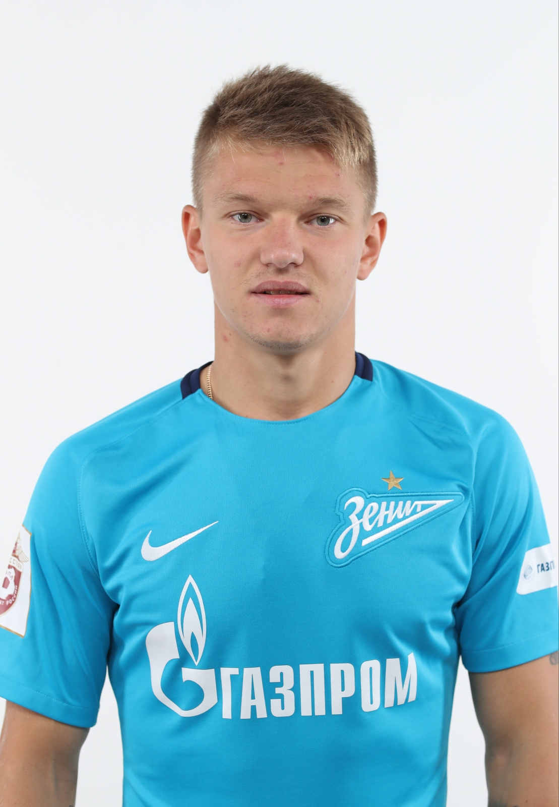 Фотосессия футболистов и тренеров основного состава ФК «Зенит» сезона 2017/2018