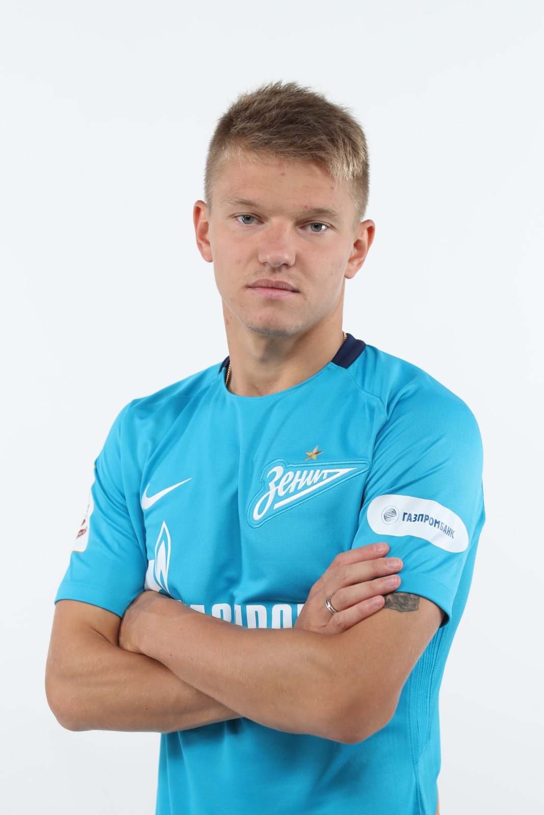 Фотосессия футболистов и тренеров основного состава ФК «Зенит» сезона 2017/2018