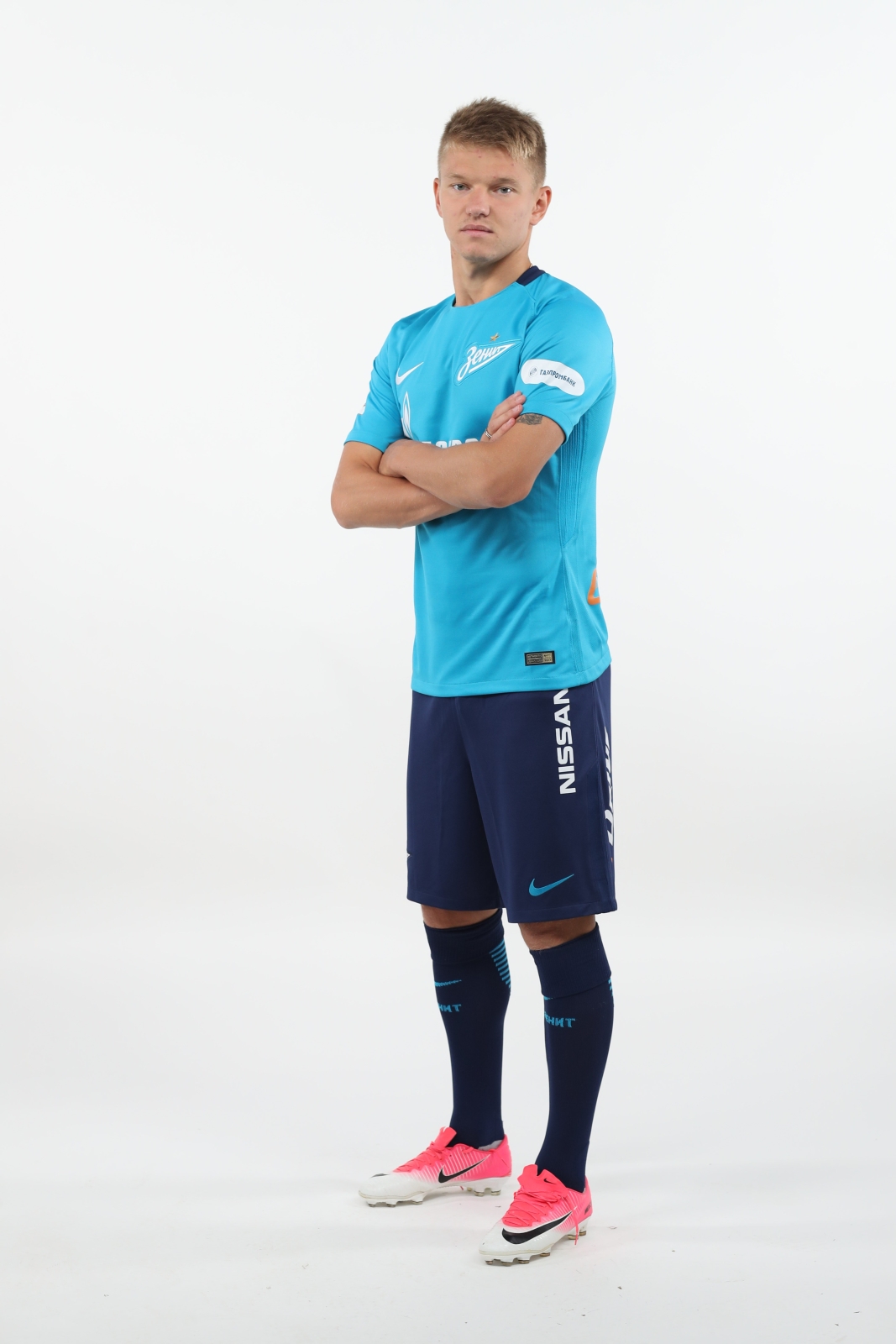 Фотосессия футболистов и тренеров основного состава ФК «Зенит» сезона 2017/2018