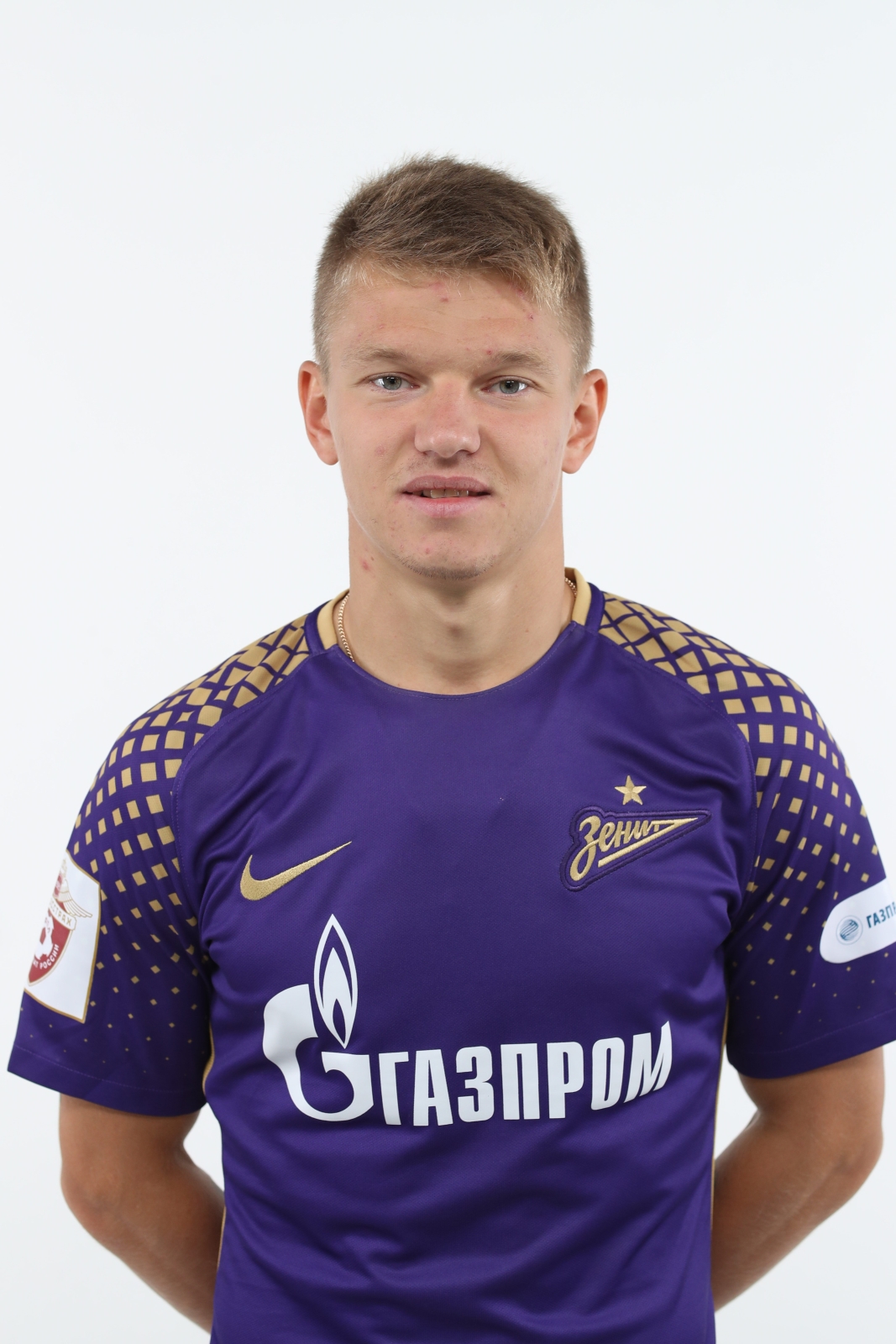 Фотосессия футболистов и тренеров основного состава ФК «Зенит» сезона 2017/2018