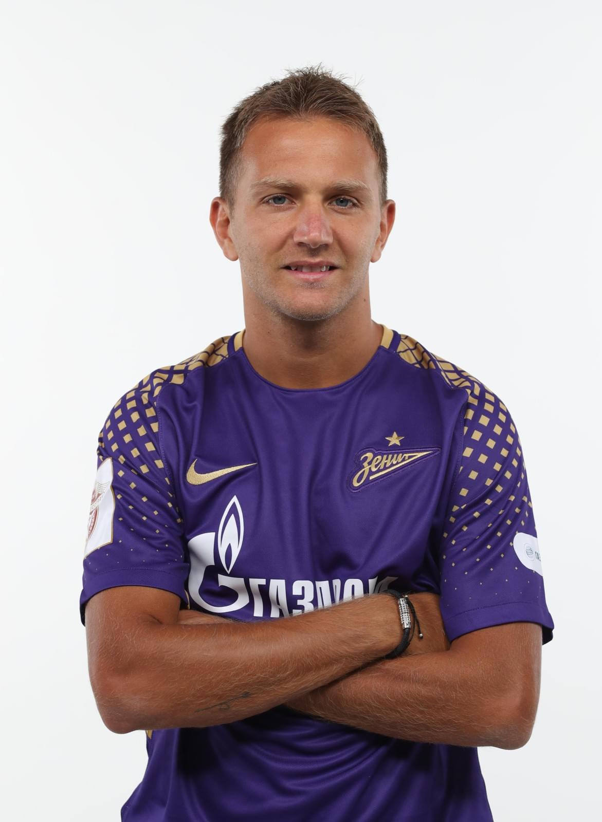 Фотосессия футболистов и тренеров основного состава ФК «Зенит» сезона 2017/2018