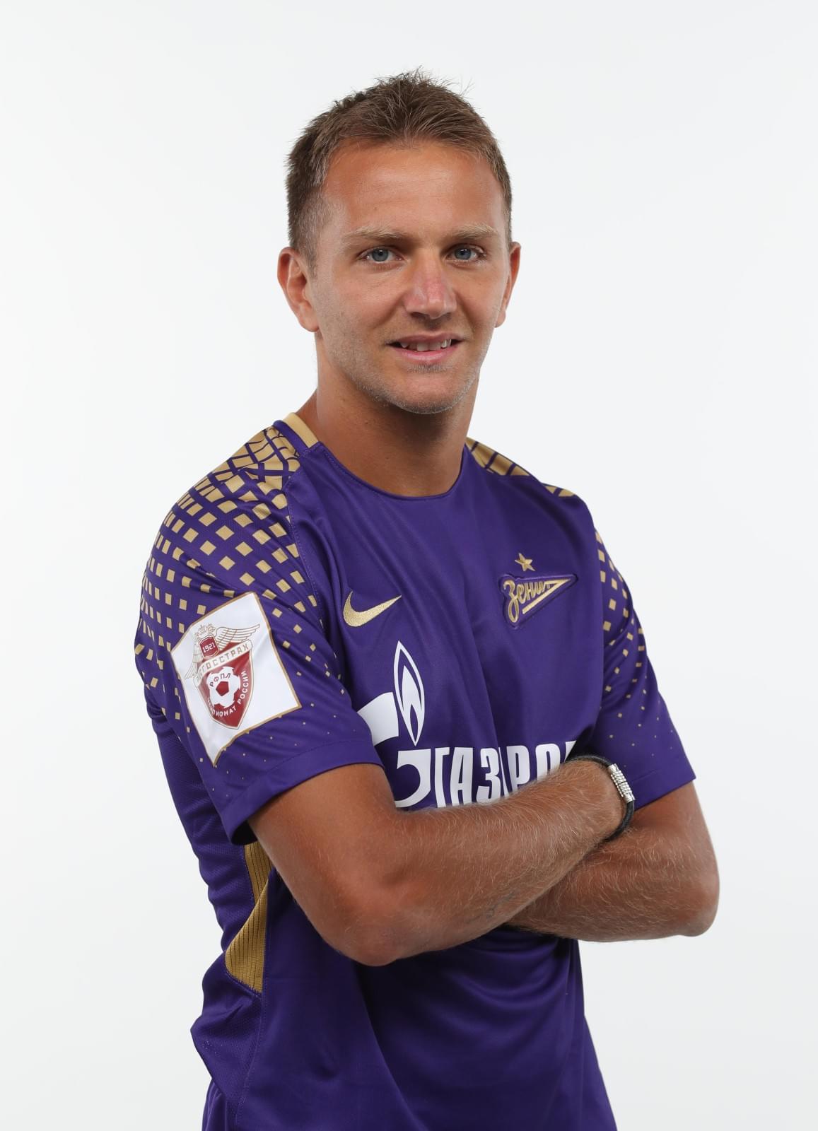 Фотосессия футболистов и тренеров основного состава ФК «Зенит» сезона 2017/2018