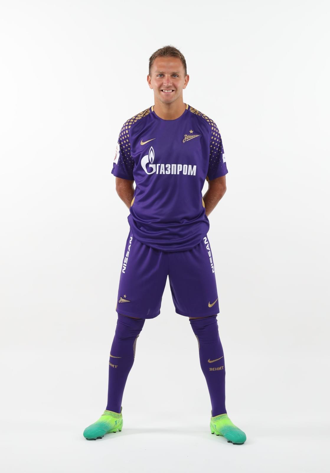 Фотосессия футболистов и тренеров основного состава ФК «Зенит» сезона 2017/2018