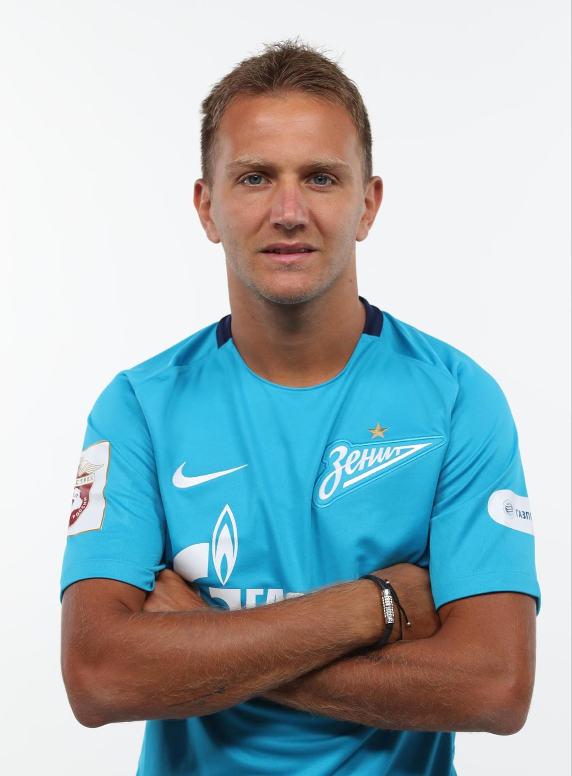 Фотосессия футболистов и тренеров основного состава ФК «Зенит» сезона 2017/2018