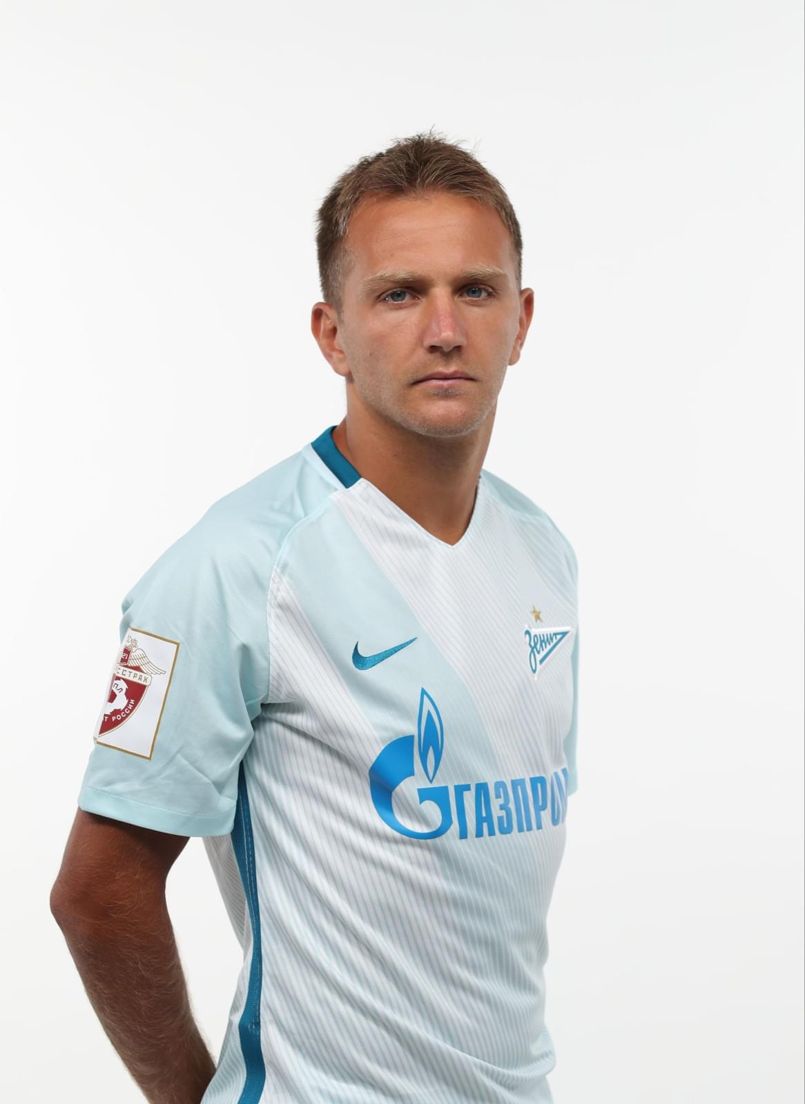 Фотосессия футболистов и тренеров основного состава ФК «Зенит» сезона 2017/2018