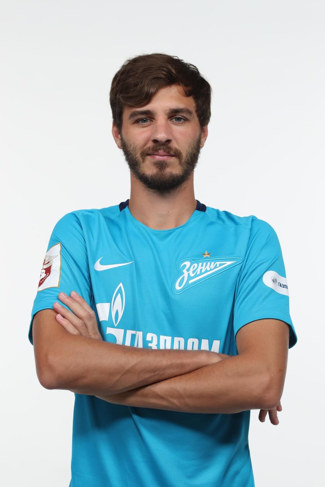 Фотосессия футболистов и тренеров основного состава ФК «Зенит» сезона 2017/2018