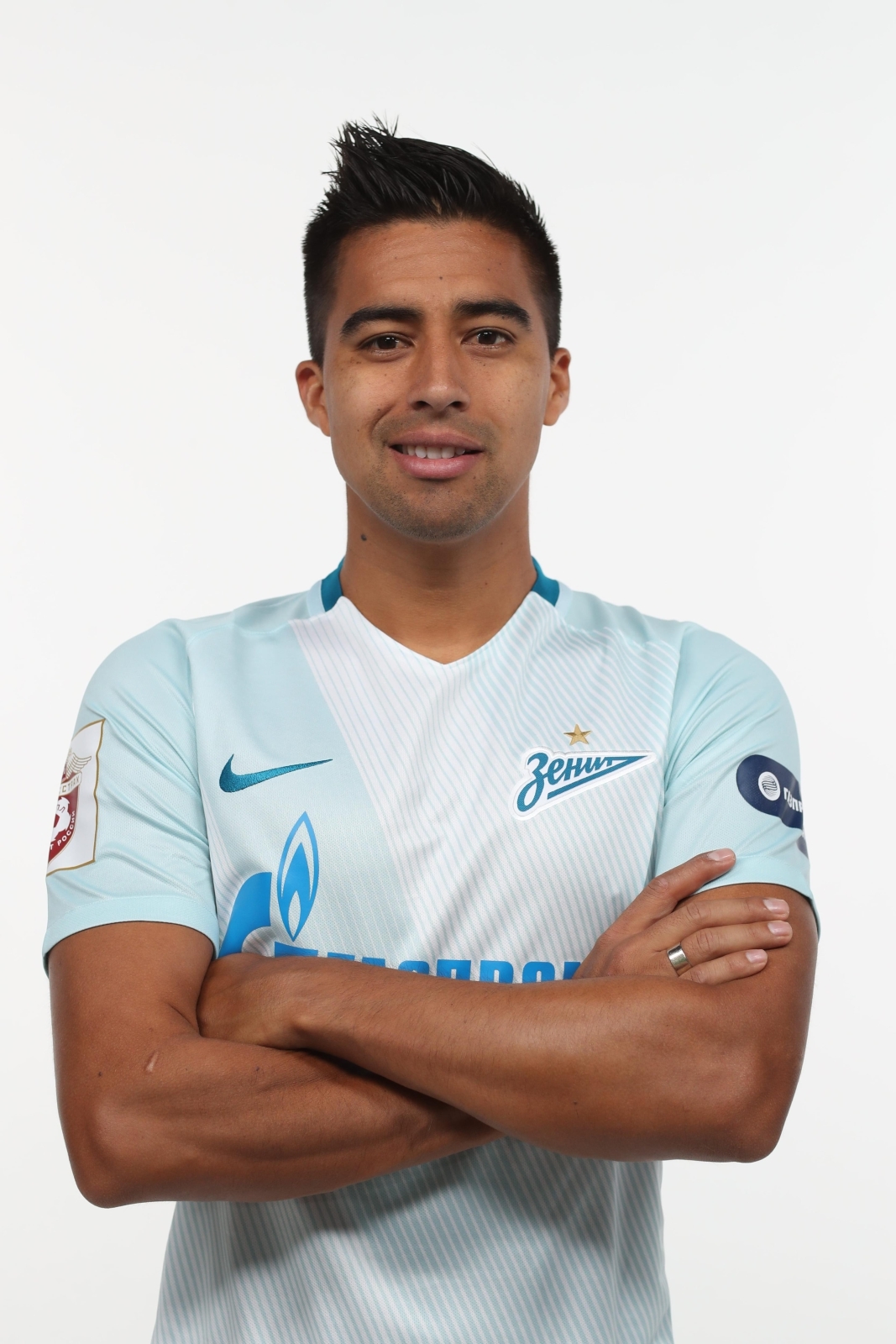 Фотосессия футболистов и тренеров основного состава ФК «Зенит» сезона 2017/2018