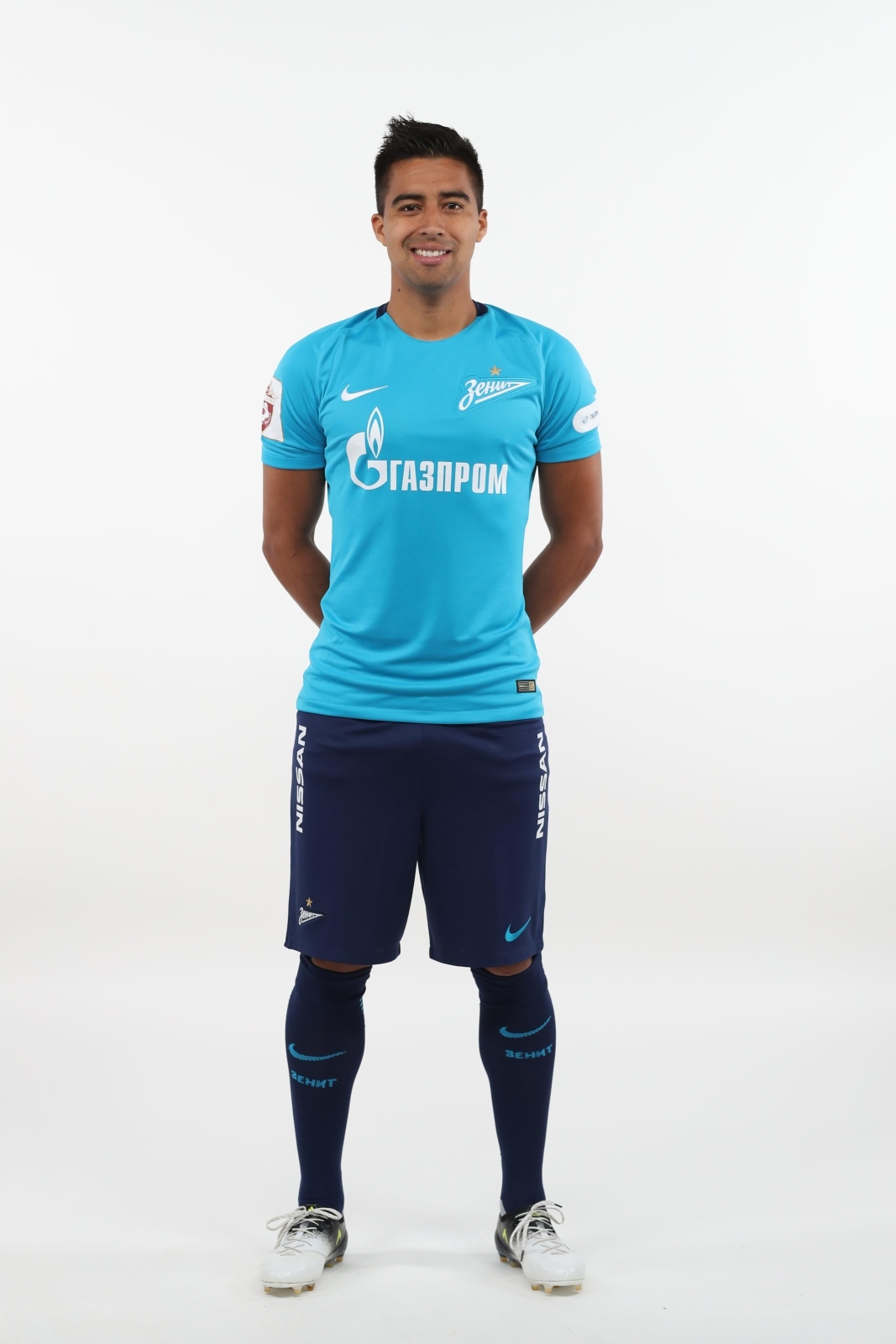 Фотосессия футболистов и тренеров основного состава ФК «Зенит» сезона 2017/2018