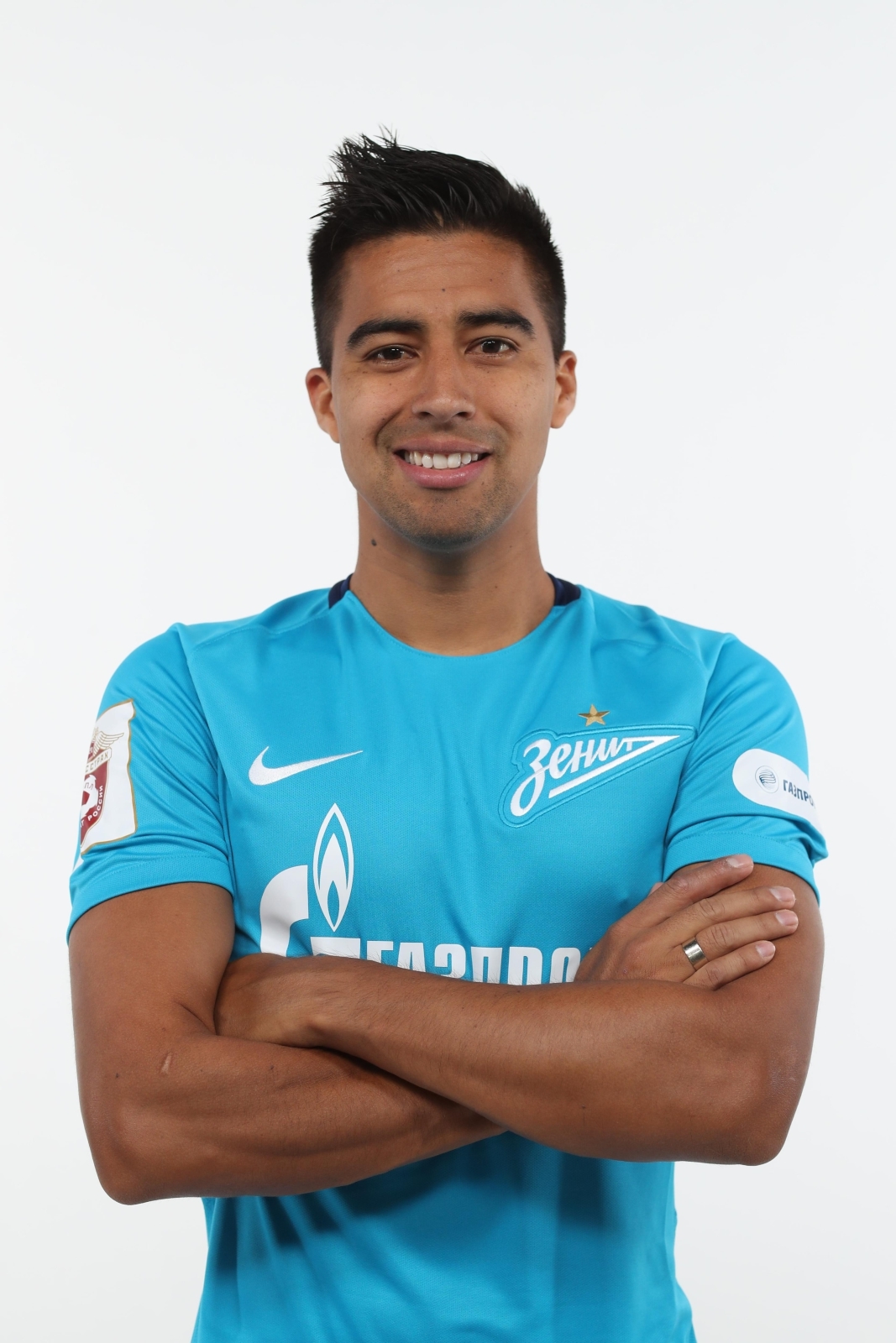 Фотосессия футболистов и тренеров основного состава ФК «Зенит» сезона 2017/2018