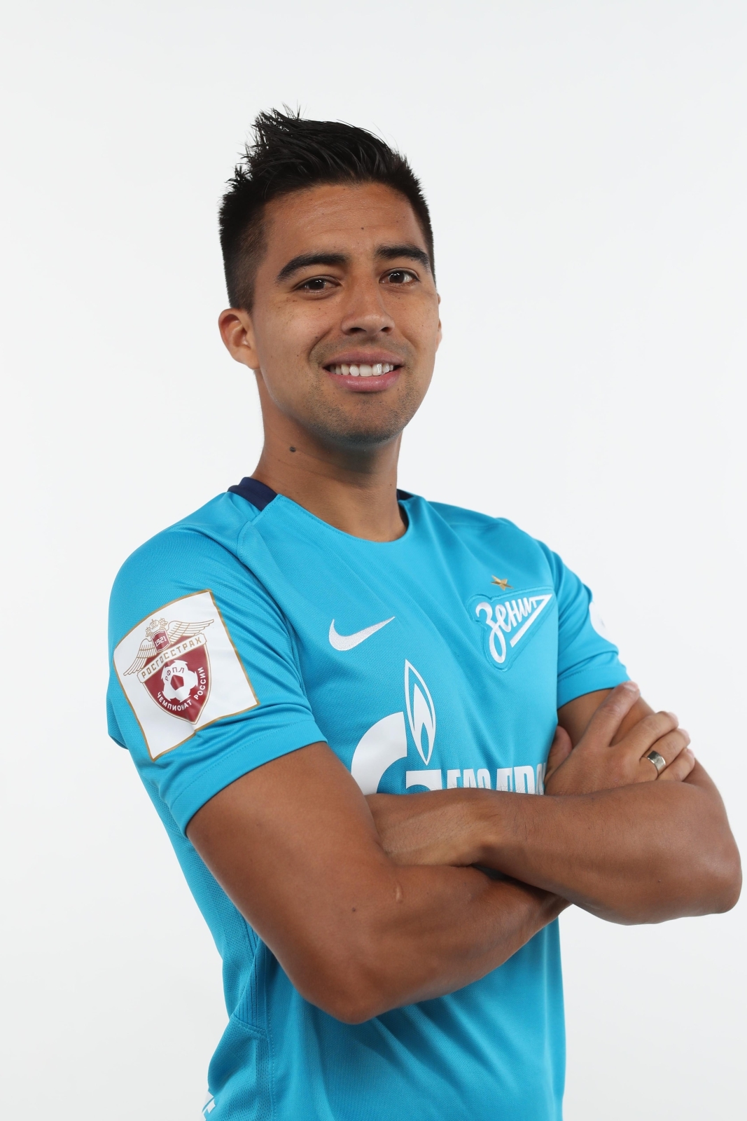 Фотосессия футболистов и тренеров основного состава ФК «Зенит» сезона 2017/2018