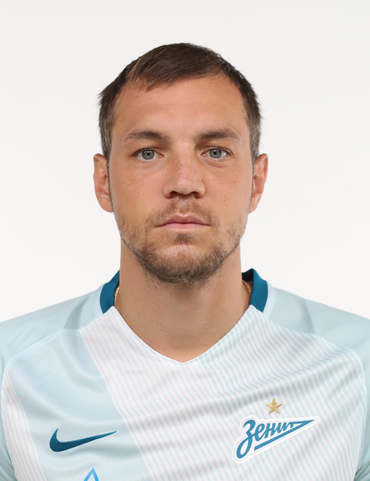 Фотосессия футболистов и тренеров основного состава ФК «Зенит» сезона 2017/2018