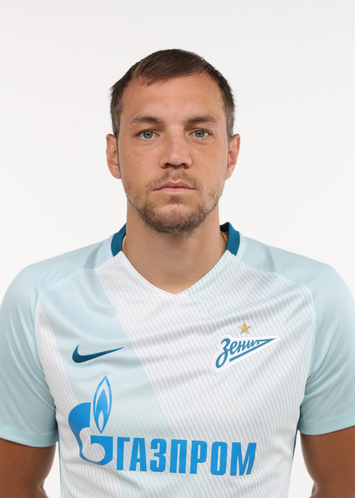 Фотосессия футболистов и тренеров основного состава ФК «Зенит» сезона 2017/2018