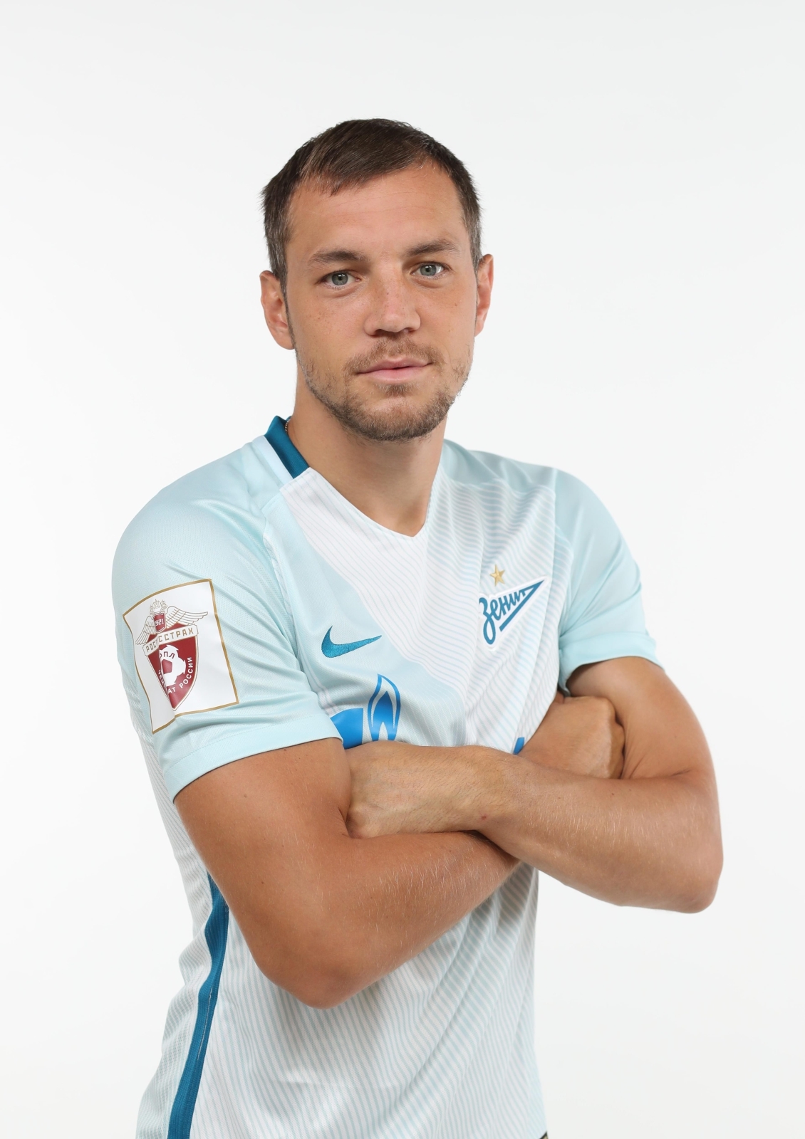 Фотосессия футболистов и тренеров основного состава ФК «Зенит» сезона 2017/2018