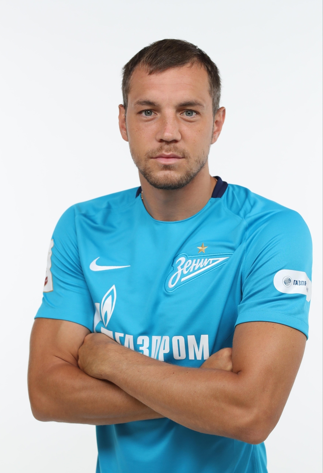 Фотосессия футболистов и тренеров основного состава ФК «Зенит» сезона 2017/2018