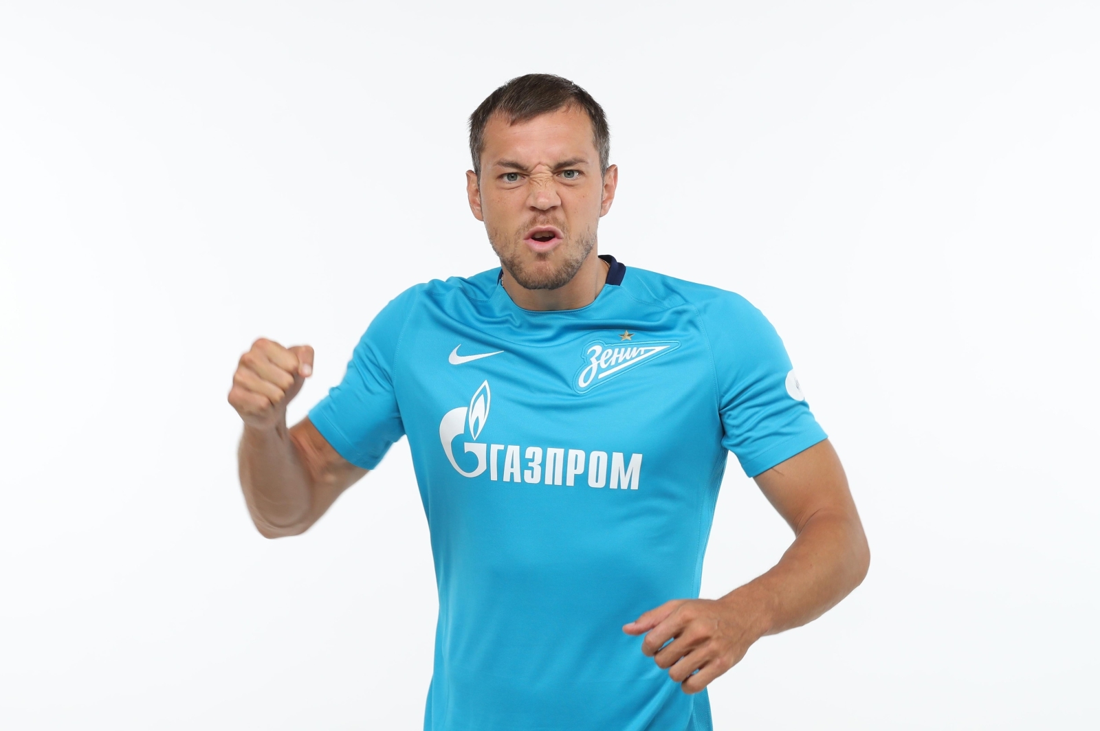 Фотосессия футболистов и тренеров основного состава ФК «Зенит» сезона 2017/2018