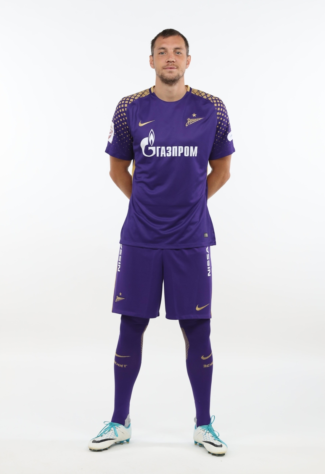 Фотосессия футболистов и тренеров основного состава ФК «Зенит» сезона 2017/2018