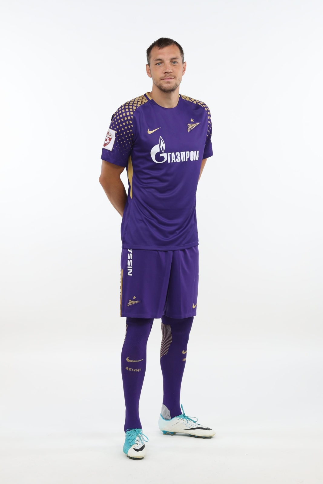 Фотосессия футболистов и тренеров основного состава ФК «Зенит» сезона 2017/2018