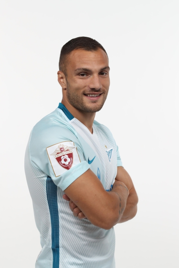 Фотосессия футболистов и тренеров основного состава ФК «Зенит» сезона 2017/2018