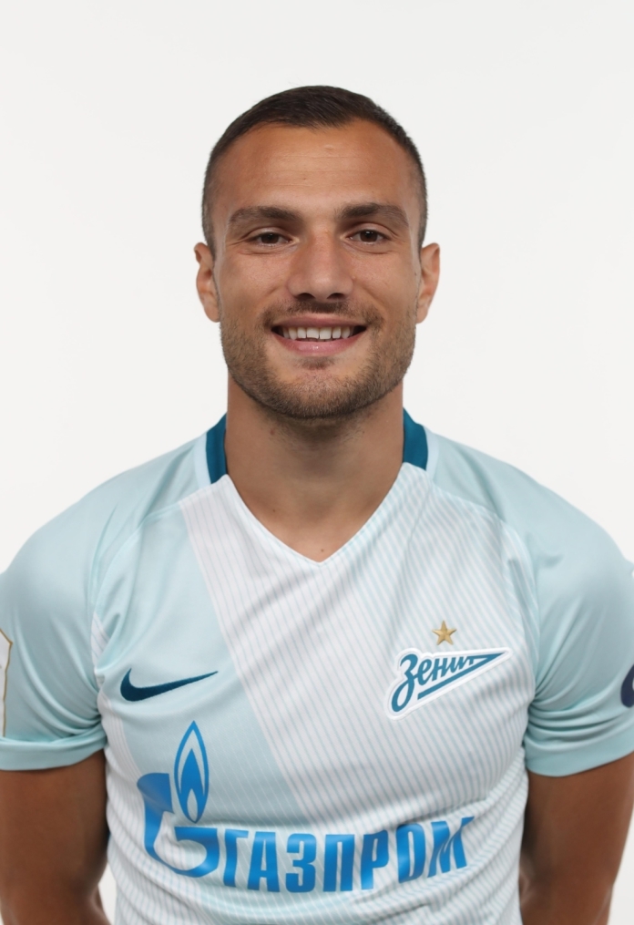 Фотосессия футболистов и тренеров основного состава ФК «Зенит» сезона 2017/2018