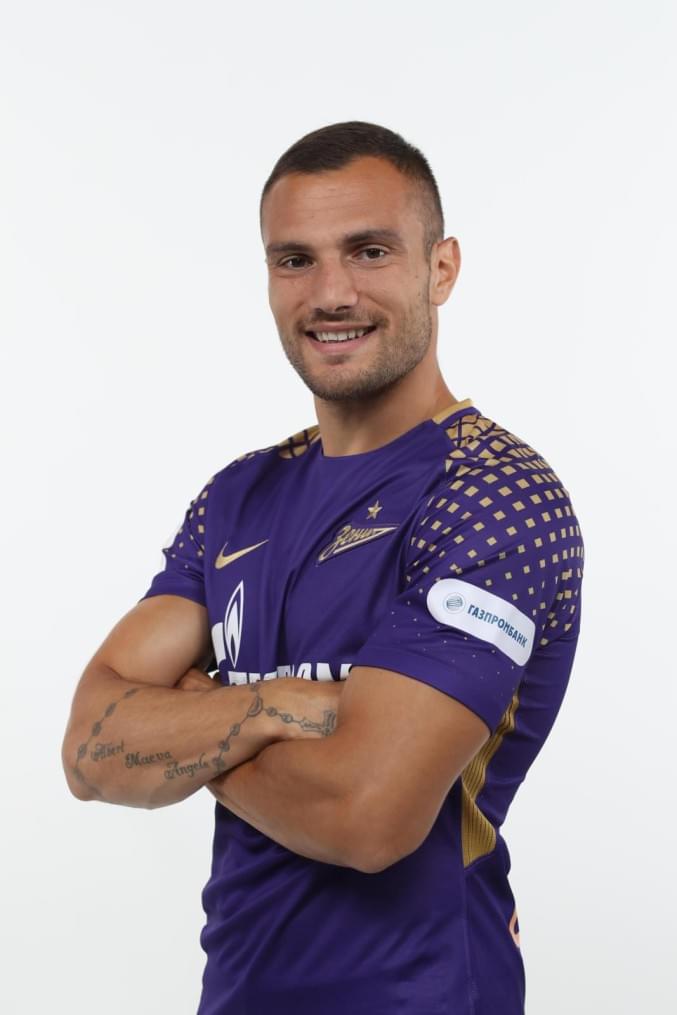 Фотосессия футболистов и тренеров основного состава ФК «Зенит» сезона 2017/2018