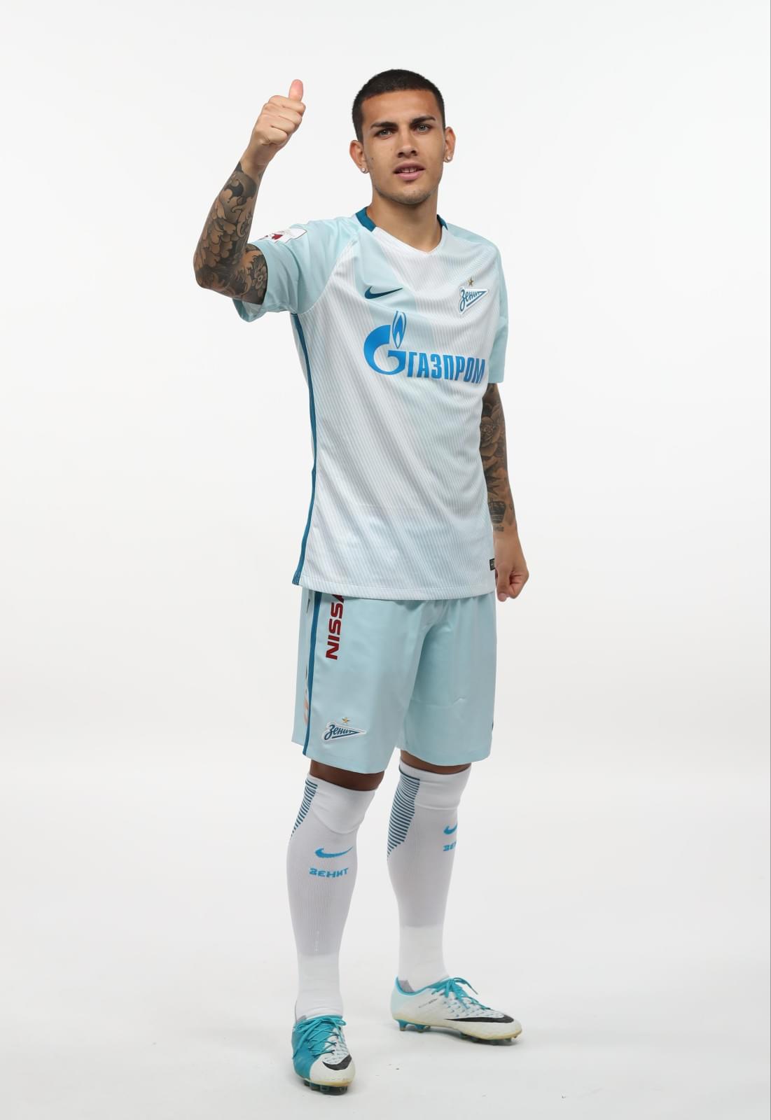 Фотосессия футболистов и тренеров основного состава ФК «Зенит» сезона 2017/2018