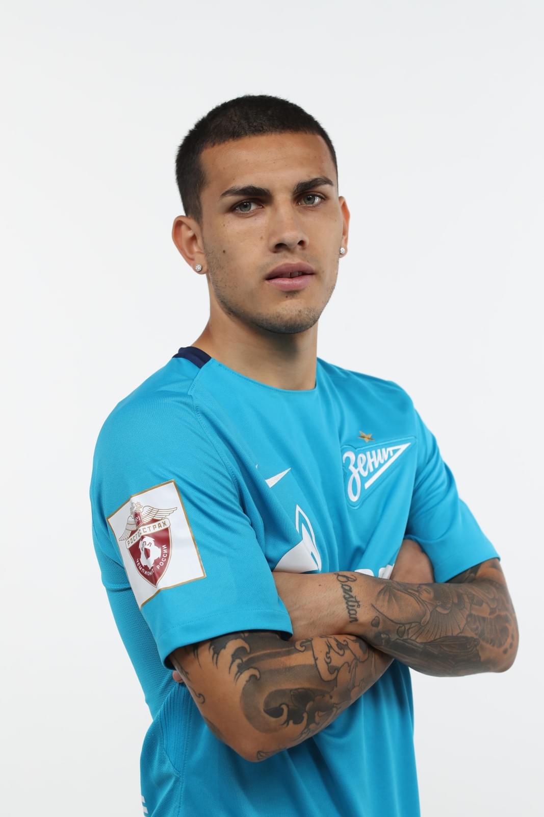 Фотосессия футболистов и тренеров основного состава ФК «Зенит» сезона 2017/2018