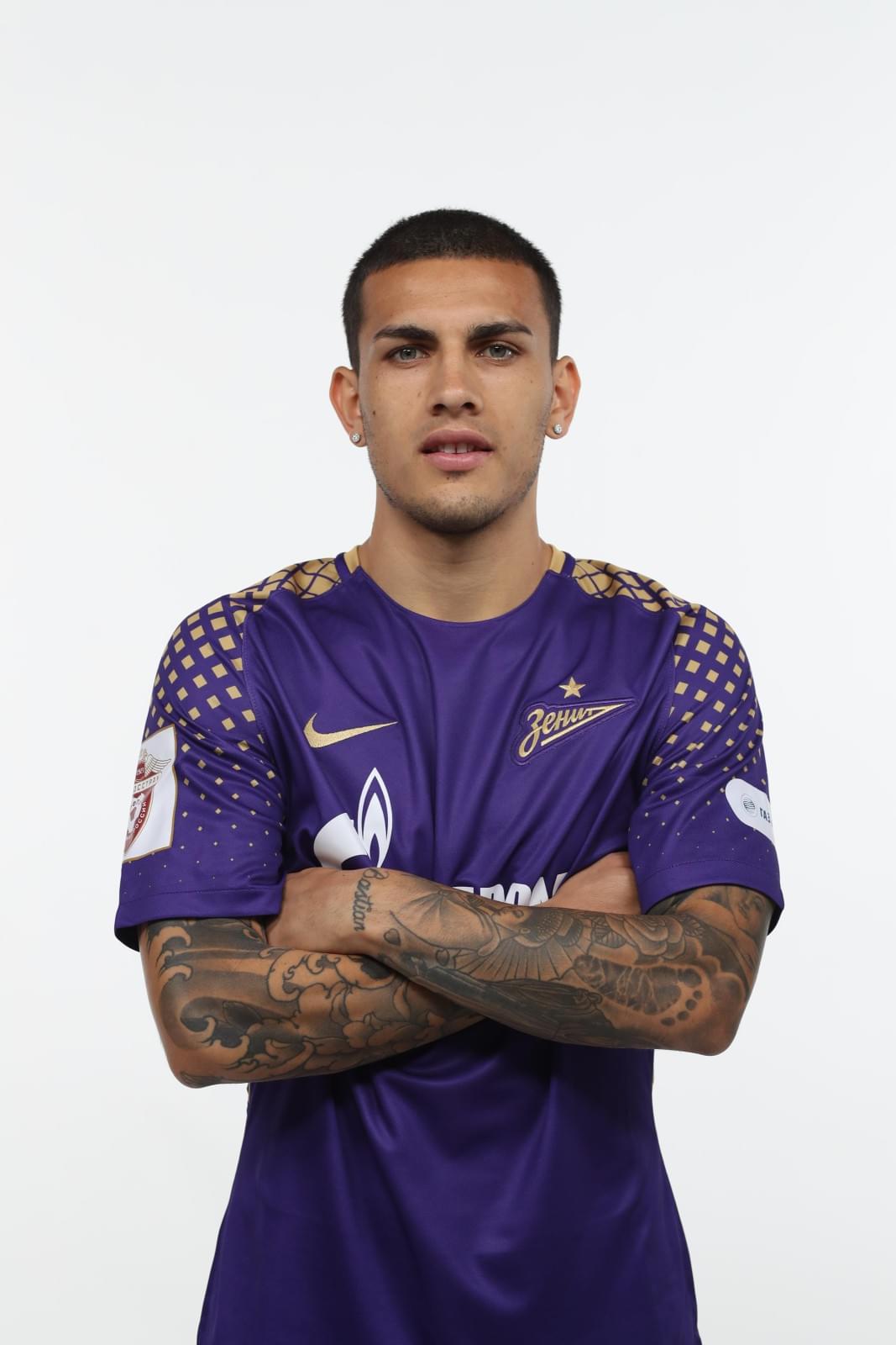 Фотосессия футболистов и тренеров основного состава ФК «Зенит» сезона 2017/2018