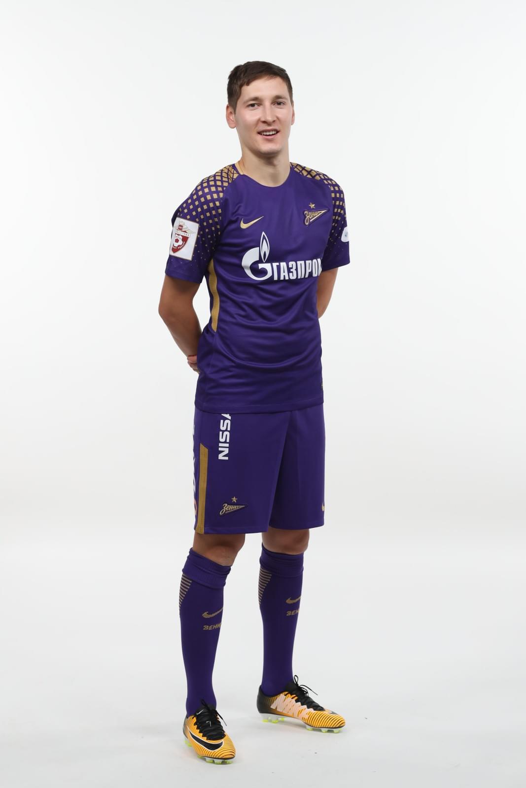 Фотосессия футболистов и тренеров основного состава ФК «Зенит» сезона 2017/2018