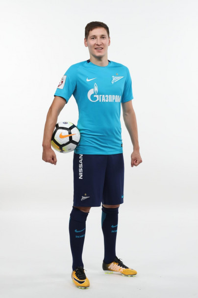 Фотосессия футболистов и тренеров основного состава ФК «Зенит» сезона 2017/2018