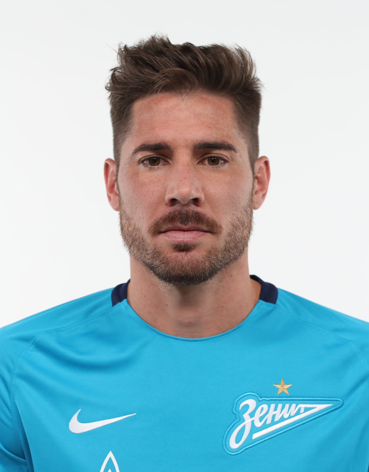 Фотосессия футболистов и тренеров основного состава ФК «Зенит» сезона 2017/2018