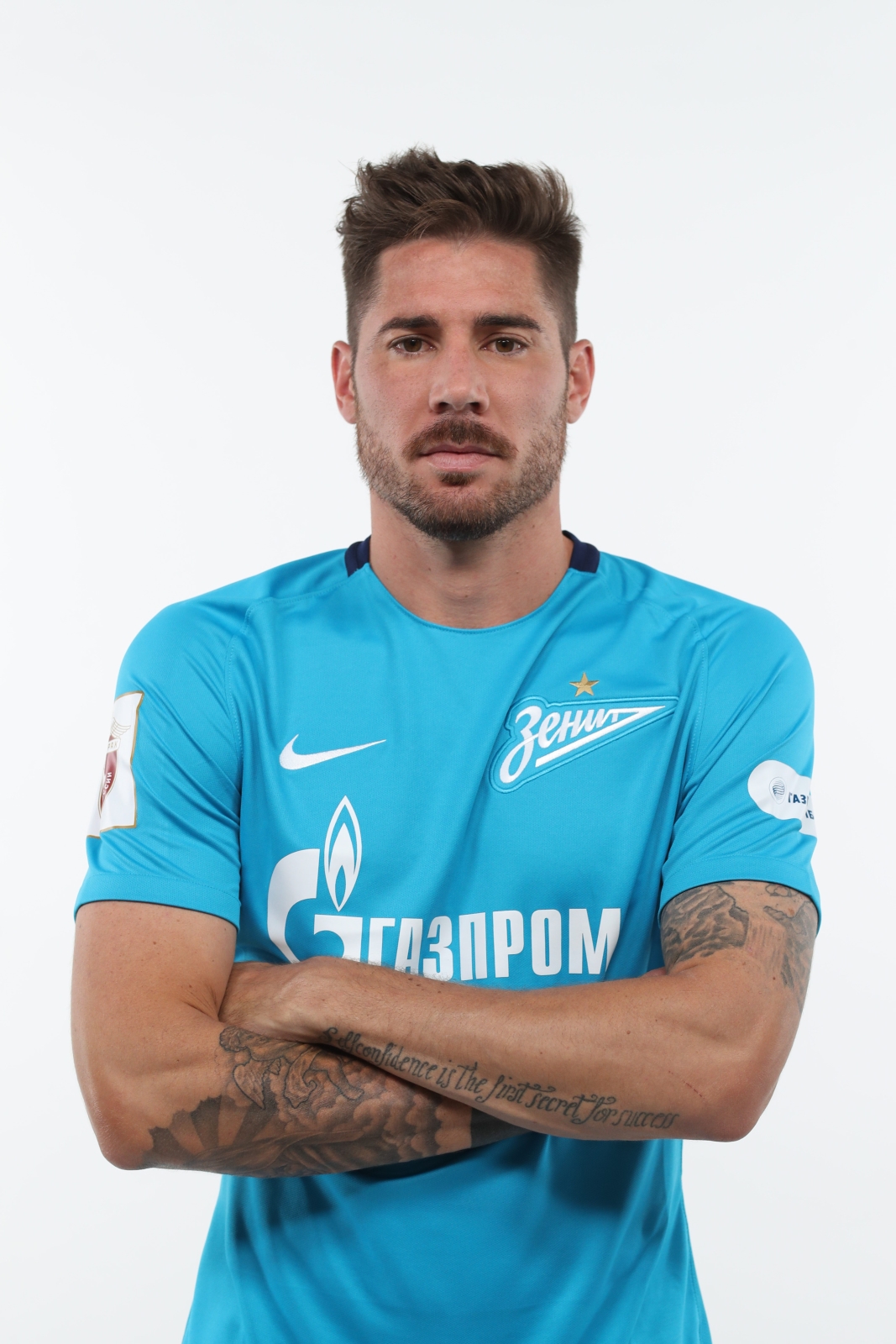 Фотосессия футболистов и тренеров основного состава ФК «Зенит» сезона 2017/2018