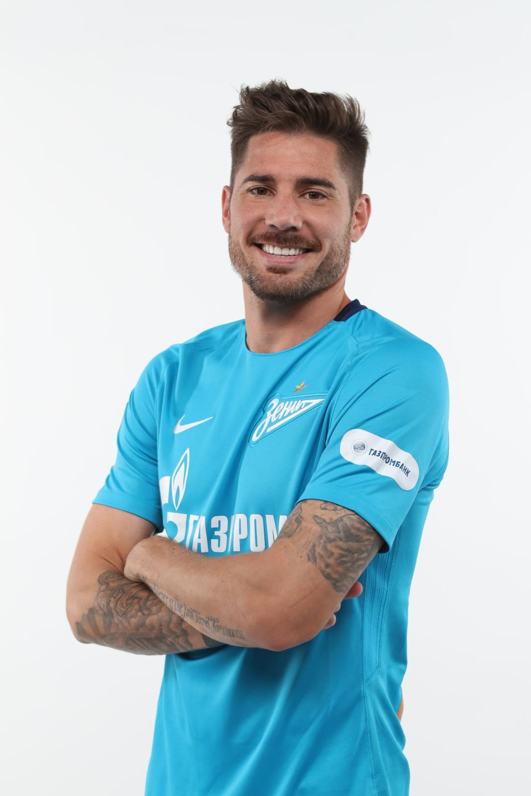 Фотосессия футболистов и тренеров основного состава ФК «Зенит» сезона 2017/2018