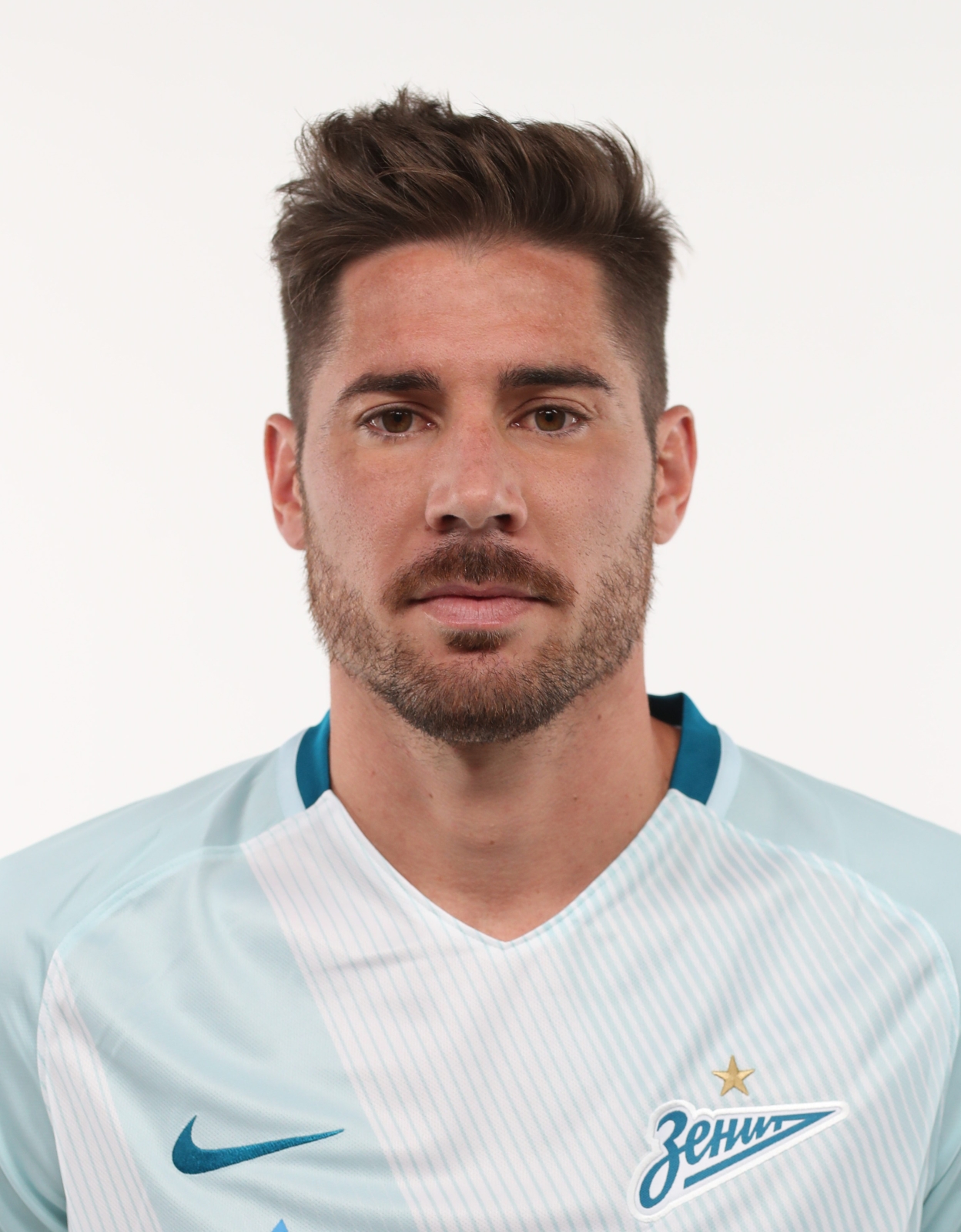 Фотосессия футболистов и тренеров основного состава ФК «Зенит» сезона 2017/2018