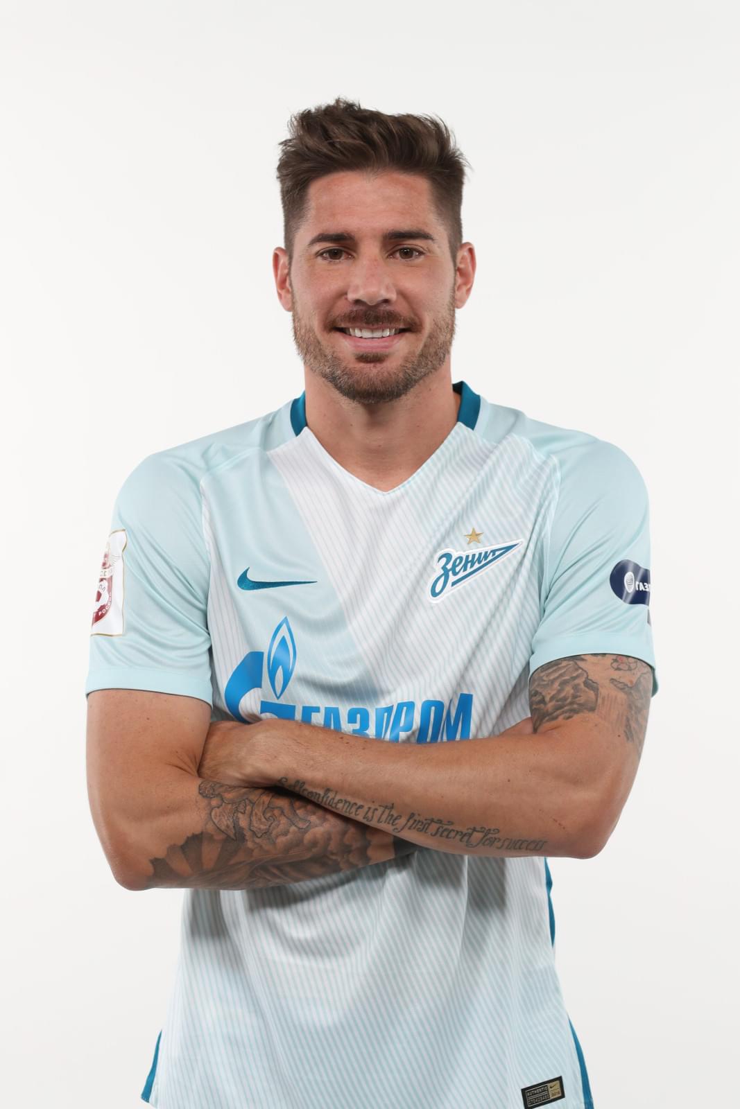 Фотосессия футболистов и тренеров основного состава ФК «Зенит» сезона 2017/2018