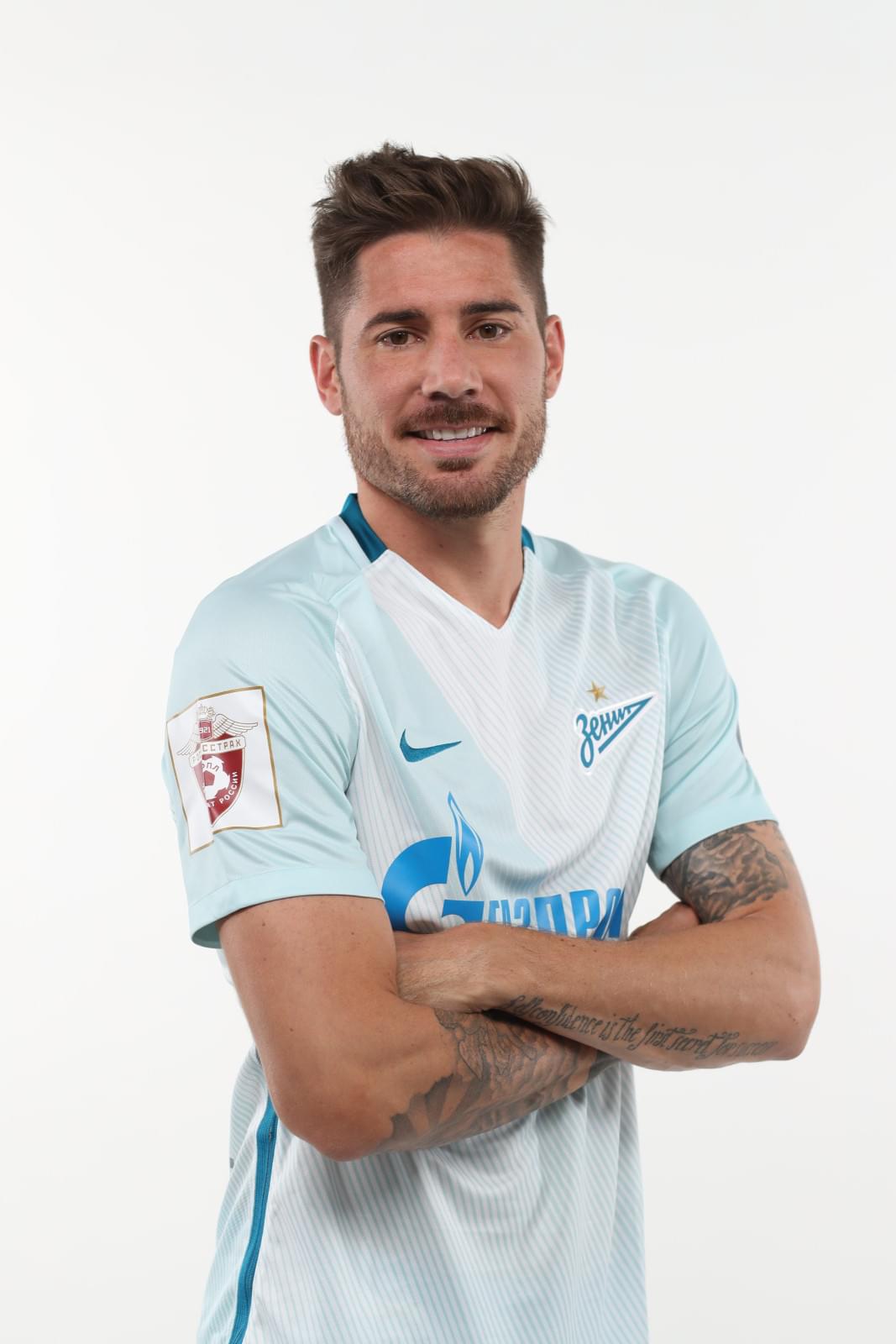 Фотосессия футболистов и тренеров основного состава ФК «Зенит» сезона 2017/2018