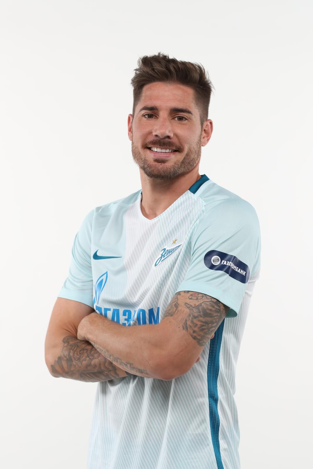 Фотосессия футболистов и тренеров основного состава ФК «Зенит» сезона 2017/2018