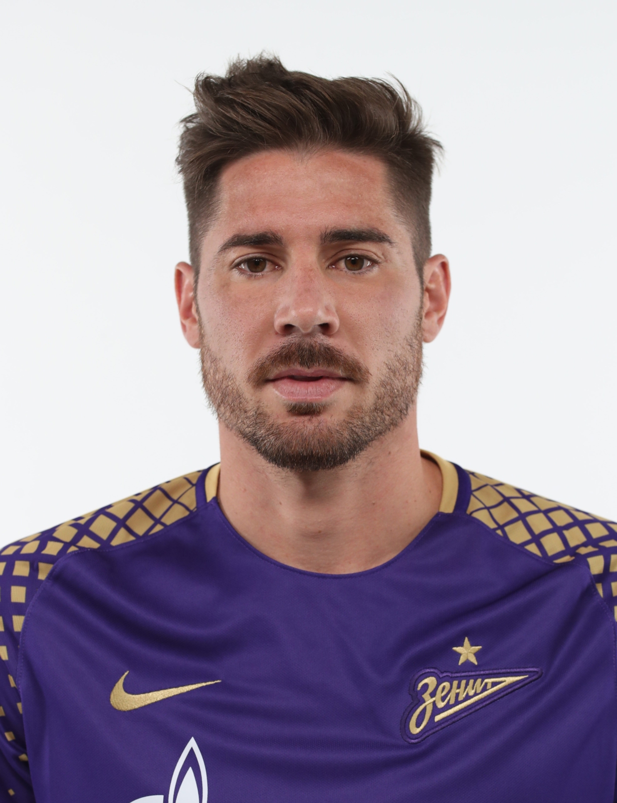 Фотосессия футболистов и тренеров основного состава ФК «Зенит» сезона 2017/2018