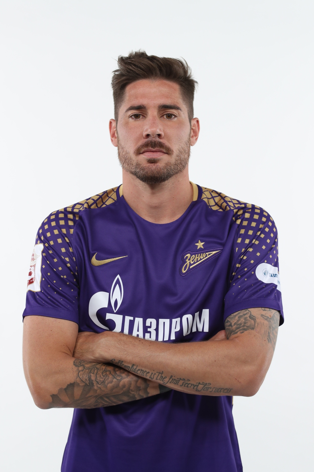 Фотосессия футболистов и тренеров основного состава ФК «Зенит» сезона 2017/2018