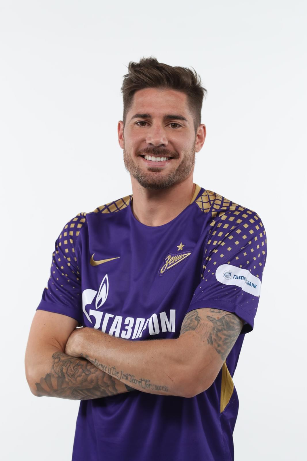 Фотосессия футболистов и тренеров основного состава ФК «Зенит» сезона 2017/2018